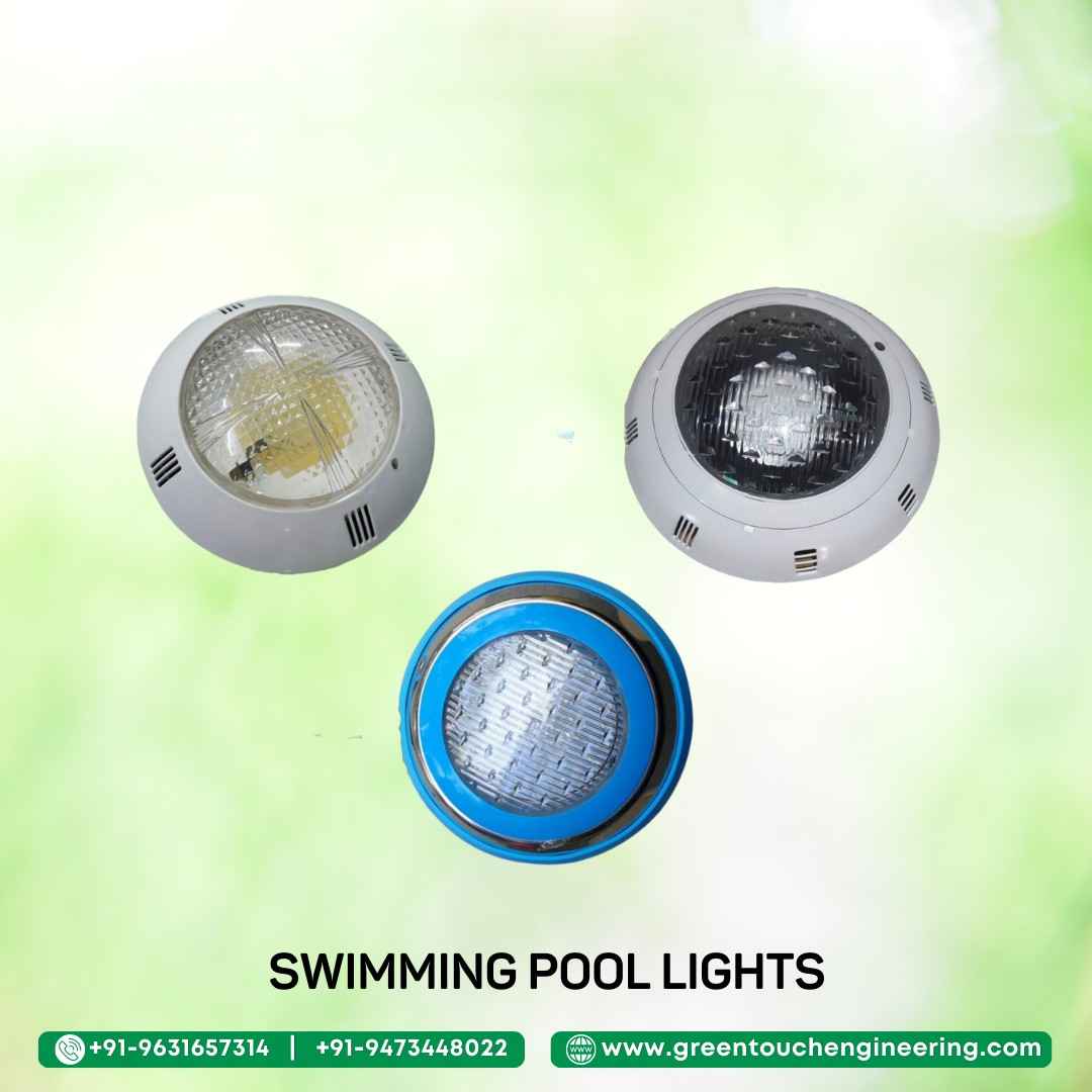 Swimming Pool Under Light